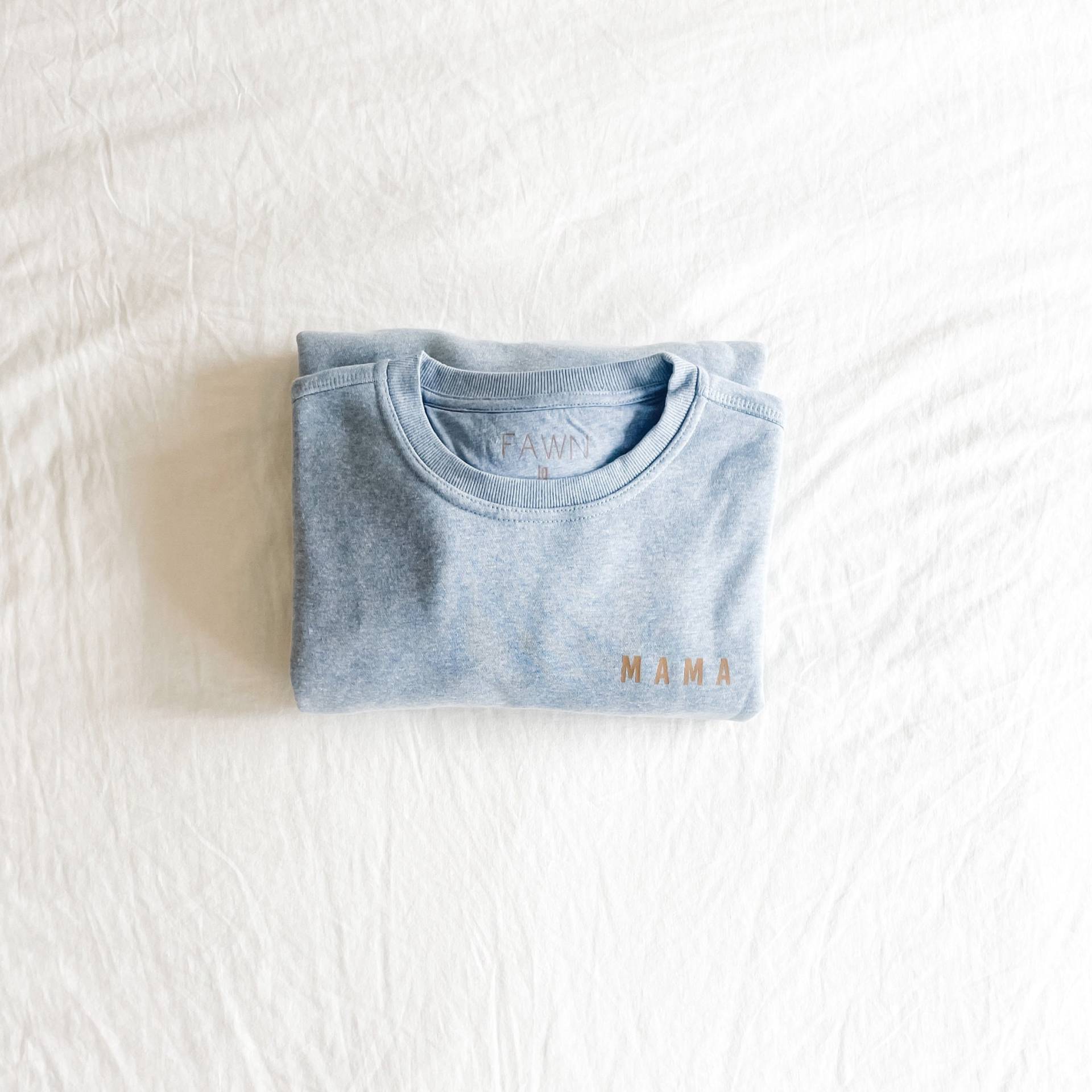 Mama Dusty Blau/Nude Crew von Fawnclothingco