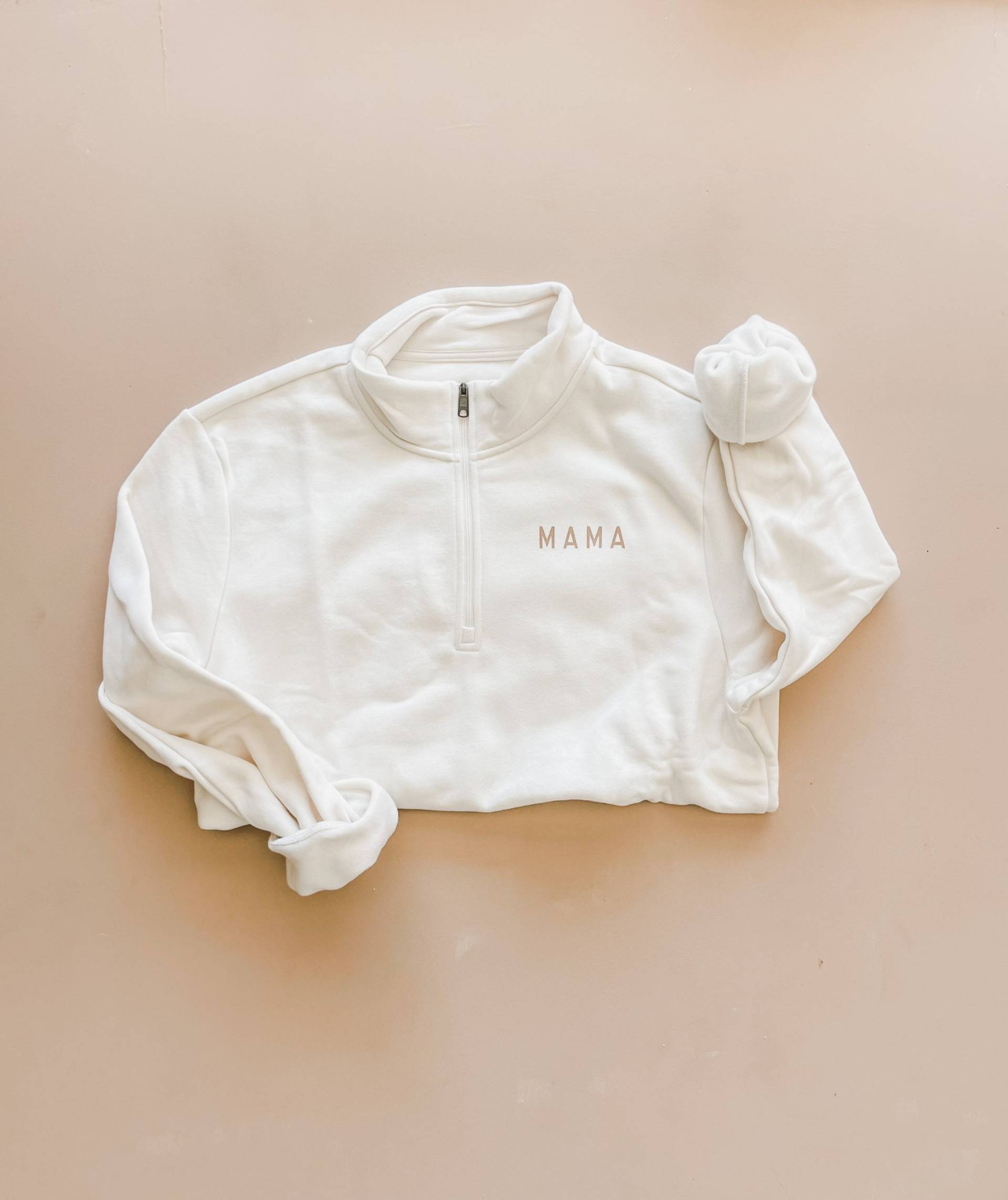 Mama Hafer 1/4 Zip Crew von Fawnclothingco