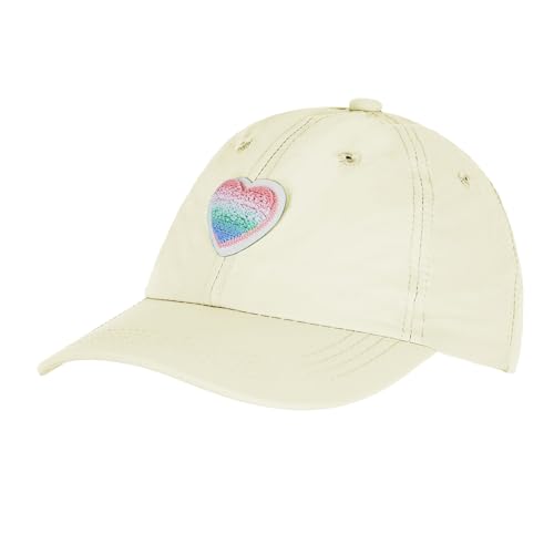 Baseball Kappe Mädchen Pferdeschwanz Hut Verstellbar Sonnenschutz Basecap Baseball Cap Schnelltrocknend Baseballmütze Sommer Snapback Cap Baby Kids Kappe UV-Schutz Schirmmütze Junior Sommerhut (Beige) von Faxianther
