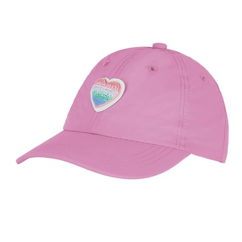 Baseball Kappe Mädchen Pferdeschwanz Hut Verstellbar Sonnenschutz Basecap Baseball Cap Schnelltrocknend Baseballmütze Sommer Snapback Cap Baby Kids Kappe UV-Schutz Schirmmütze Junior Sommerhut (Rosa) von Faxianther