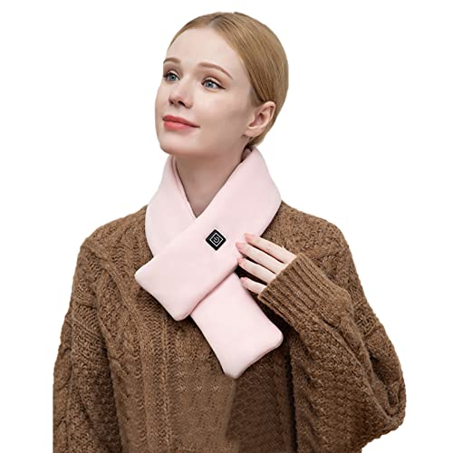 Damen Herren Elektrische Heiz Schal Beheizter Schal USB Heizschal automatische Heizkissen Heizgürtel leicht Wärmeschal Hautfreundlich Einstellbarer Wärmegürtel Warm Scarf Nackenwärme Rückenwärmer von Faxianther