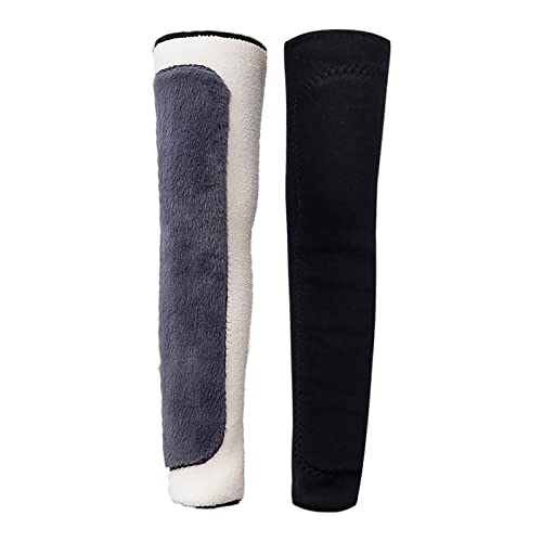 Dicke Kniewärmer Winter Kniebandage mit Wollefutter Warm Knieschützer Thermo Knieorthese Damen Elastische Komfort Wolle Beinwärmer Warm Lange Knieschoner Wärmetherapie rutschfest Knieprotektor von Faxianther
