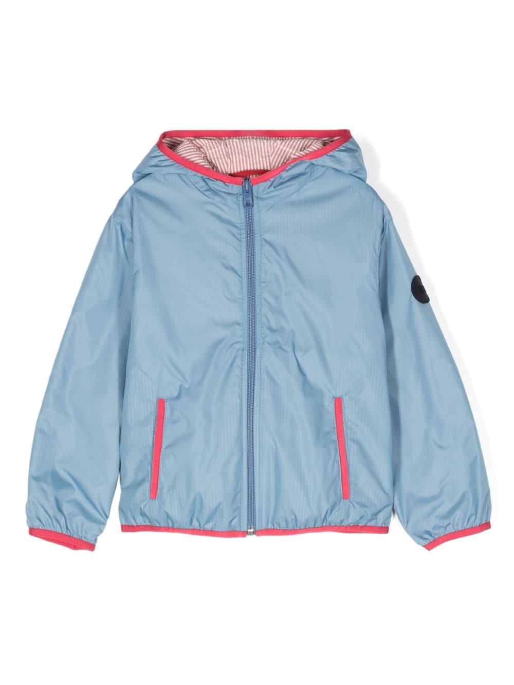 Fay Kids Kapuzenjacke mit Logo-Applikation - Blau von Fay Kids