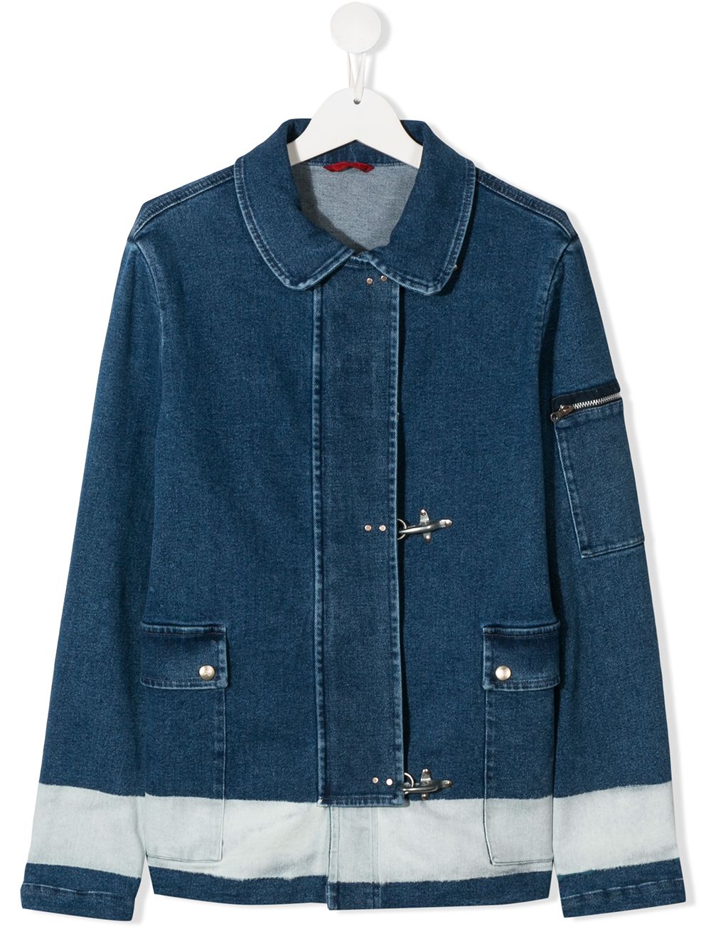 Fay Kids TEEN Jeansjacke mit verdecktem Verschluss - Blau von Fay Kids