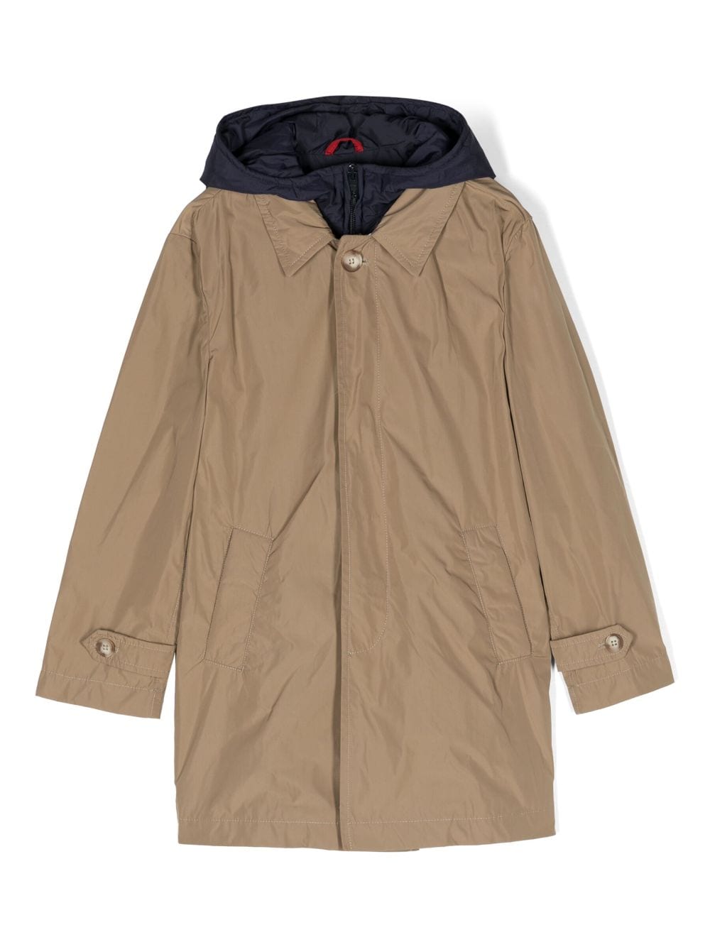 Fay Kids Gefütterter Parka mit Kapuze - Nude von Fay Kids