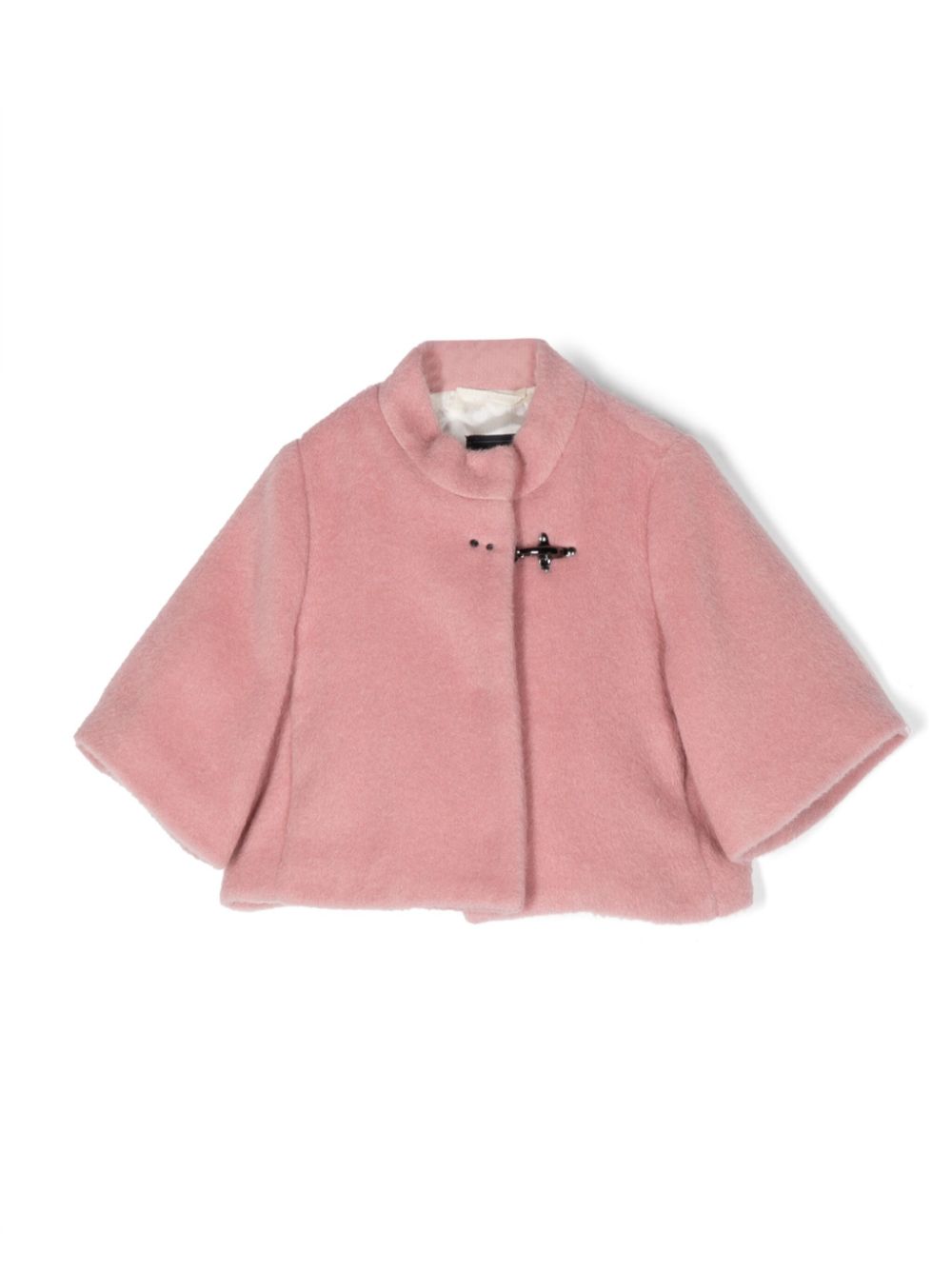 Fay Kids Cropped-Mantel mit Stehkragen - Rosa von Fay Kids