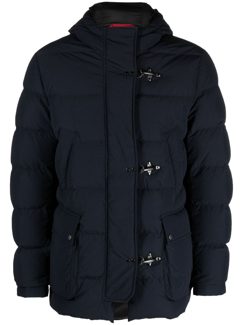 Fay 3 Ganci Piuma Kapuzenjacke - Blau von Fay