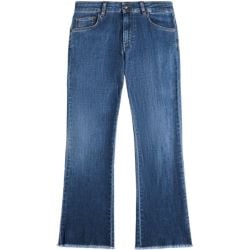Fay Damen Jeans In Denim Blau von Fay