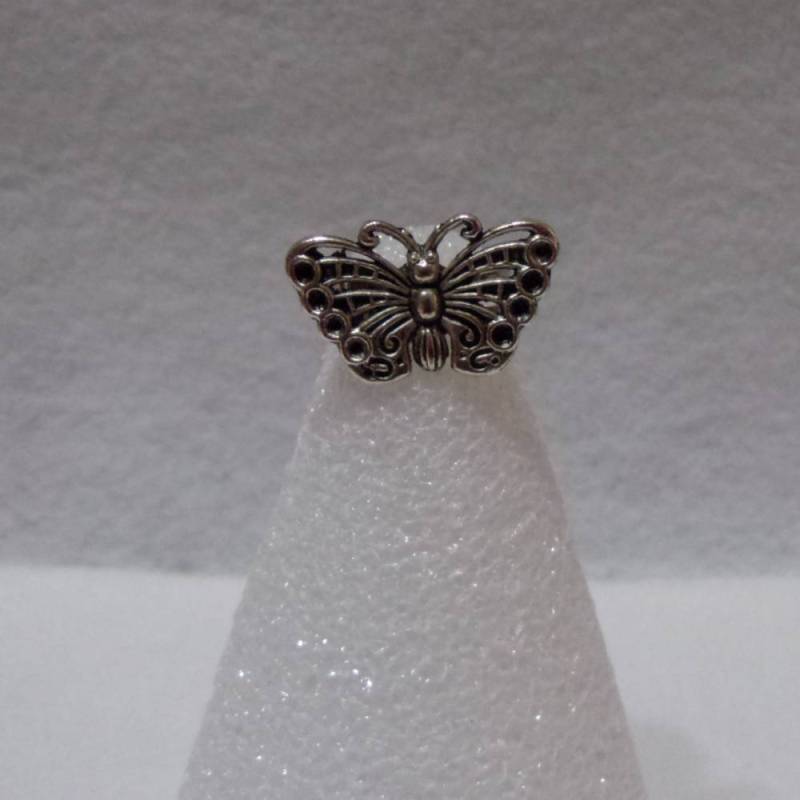 Bali Silber Schmetterling Mit Vergoldet Verstellbaren Ringbasis Bali Silber Schmetterling Mit Vergoldet Verstellbaren Ringbasis von FayelonHandmade
