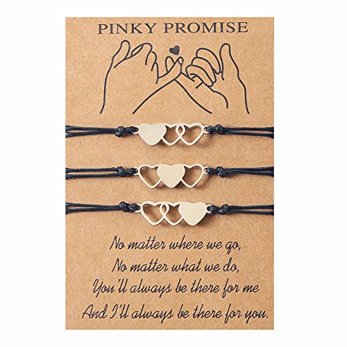 2/3/4 Stück Best Friend Wachsarmbänder Freundschaft Schwester hohl passende Distanz Herz für Frauen Mädchen Teenager Paar Versprechen Armbänder für Paare Freundschaft Paar Distanz Matching 2/3/4 Stück Best Friend Wachsarmbänder Freundschaft Schwester hohl passende Distanz Herz für Frauen Mädchen Teenager Paar Versprechen Armbänder für Paare Freundschaft Paar Distanz Matching von Fazvncv