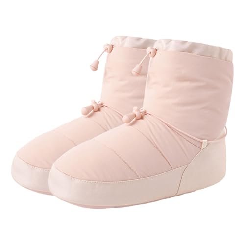Damen-Ballettschuhe zum Aufwärmen, Wintertanzstiefel, Tanzstiefel, Baumwolle, warm, rutschfest, verschleißfest, g, 42 43 yards von Fazvncv
