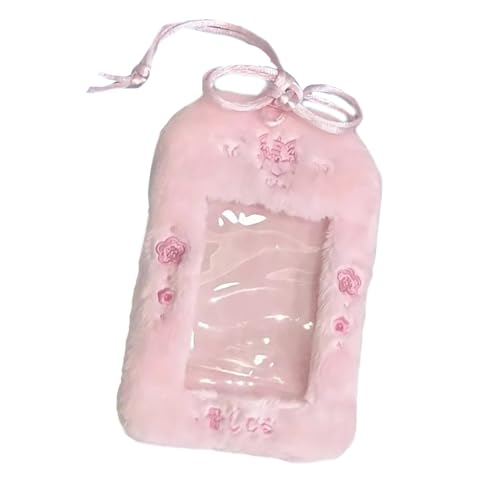 Fazvncv Plüsch-Fotokartenhalter, 7,6 cm, Kartenhalter, schöne Schutzhülle, Blumen, Fotohüllen, Schutzhüllen, Aufbewahrungstasche Fazvncv Plüsch-Fotokartenhalter, 7,6 cm, Kartenhalter, schöne Schutzhülle, Blumen, Fotohüllen, Schutzhüllen, Aufbewahrungstasche von Fazvncv