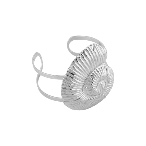 Fazvncv Stilvoller, verstellbarer Armreif mit Seestern- und Muschel-Design für Freizeitkleidung oder Strandurlaub, Resort-Muscheln, Einheitsgröße, Wie beschrieben von Fazvncv