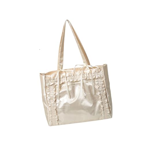 Itabag Transparente Umhängetasche, modische Itabag-Handtasche mit Sichtfenster für Anstecknadeln, Anime-Display, Toted Handtasche für Frauen und Mädchen, modische Handtasche, champagnerfarben, One von Fazvncv