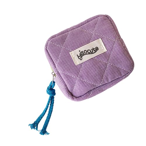 Minis Make-up-Tasche für Geldbörse, kleine Kosmetiktasche, Reise-Münzbeutel, Damenbinden-Aufbewahrung, Lippenstift für Damen, Make-up-Tasche für Geldbörse, violett, Mass Beauty Minis Make-up-Tasche für Geldbörse, kleine Kosmetiktasche, Reise-Münzbeutel, Damenbinden-Aufbewahrung, Lippenstift für Damen, Make-up-Tasche für Geldbörse, violett, Mass Beauty von Fazvncv