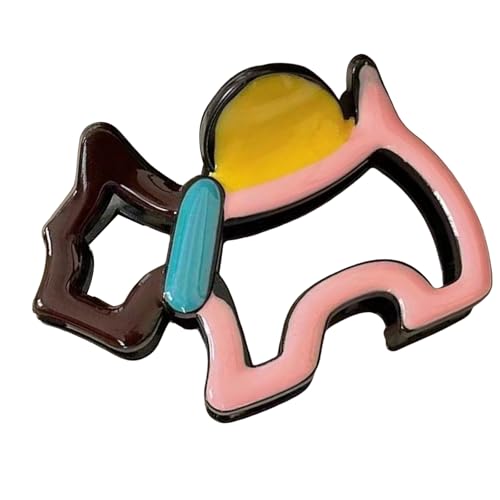 Moderne Welpen-Haarklammer aus Acryl, rutschfest, starker Griff, leichtes Accessoire für Damen und Jugendliche von Fazvncv