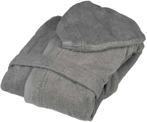 Fazzini Square Bademantel - Größe: M, Farbe: QUACCA - Blei von Fazzini