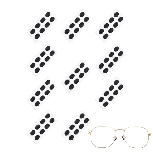 Eyeglass Nose Pads 40 Pair Set, Self-Adhesive Soft Foam Non Slip Grips for Glasses and Sunglasses, Comfortable Cushion for Makeup Sports Work Travel and Daily Wear 0.35x0.24x0.06 Inches von Fbinys