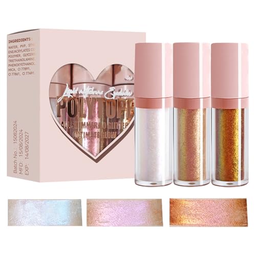 Eyeshadow, Multichrome Eyeshadow, Glitter Eyeshadow Makeup, Halloween Party Eyeshadow, 3X Multichrome Eyeshadow, Long Lasting Eyeshadow, Highly Pigmented Eyeshadow, Glitter Eye Makeup von Fbinys