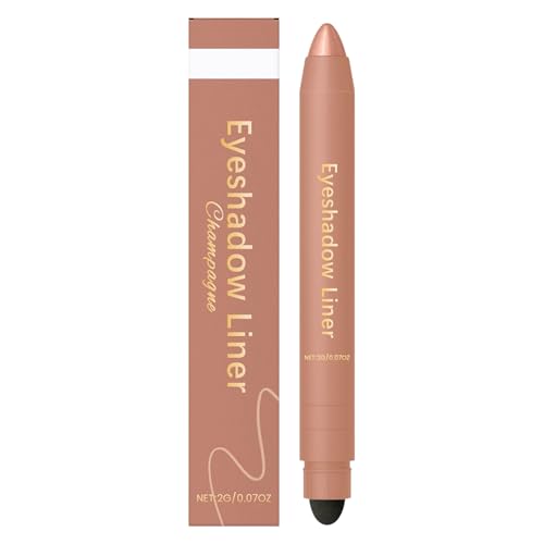 Fbinys Pen Eyeline,Geschmeidiger Augen Makeup Stift 2 In 1 - Verschmierungssicherer Eyeliner Für Damen Party Alltag Beruf Cosplay Konzert Reise Bühne Kostüm von Fbinys