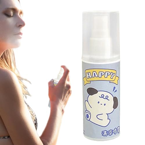 Fbinys Sofort kühlender Nebel, kühles Spray - 80 ml Körperkühlspray - Erfrischendes, schützendes, hautfreundliches Spray, das sofort die Temperatur senkt, kleines und leichtes Spray für Gesicht und von Fbinys