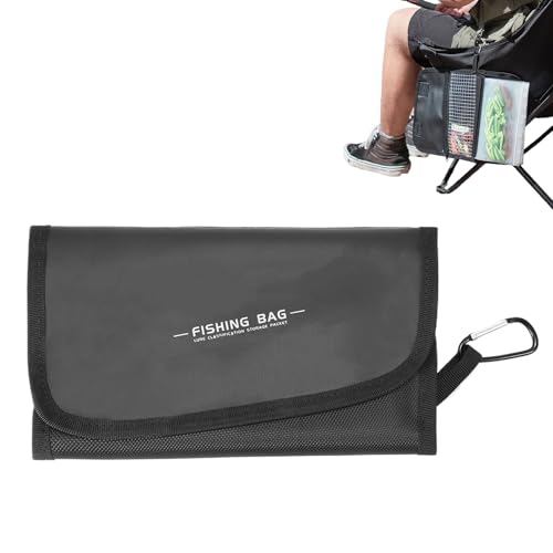 Fbinys wasserdichte Angeltasche, wasserdichte Kleine Angel Tasche, Tragbarer Entfernbarer Köder Aufbewahrungsbeutel Für Herren Damen Fluss Vater Surf Süßwasser Boot See Kajak Teich von Fbinys