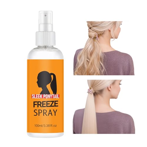 Haarspray - 100 ml nicht fettiger Feuchtigkeitsnebel für Frauen und Männer, fügt mit feuchtigkeitsspezifischer Funktion, Pferdeschwanzgebetomizer für lockig beschädigte, dünner trockenes Haar, leichte von Fbinys