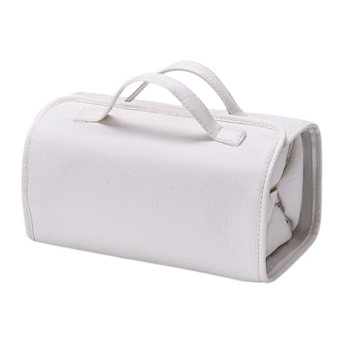 Reise-Make-up-Tasche, Make-up-Reise-Organizer, Kosmetik-Reisetasche, faltbarer Kulturbeutel, Reise-Kosmetiktasche, Make-up-Organizer für Reisen, tragbare Make-up-Tasche, Reise-Kulturbeutel, Cremig, Reise-Make-up-Tasche, Make-up-Reise-Organizer, Kosmetik-Reisetasche, faltbarer Kulturbeutel, Reise-Kosmetiktasche, Make-up-Organizer für Reisen, tragbare Make-up-Tasche, Reise-Kulturbeutel, Cremig, von Fbinys