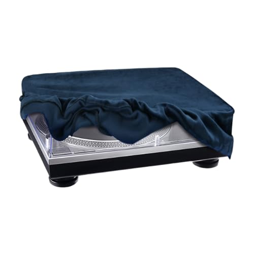 Turntable Cover, Protective Soft Fabric Dust Sleeve Case, Turntables Guard Stereo DJ Setup Home Studio Use for Men Women Teens Kids Adults Music Lovers, 43x33x13cm von Fbinys