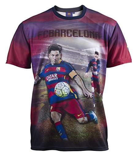 F. C. Barcleona Herren T-Shirt Lionel Messi, offizielle Kollektion, Erwachsenengröße - M von FC Barcelone