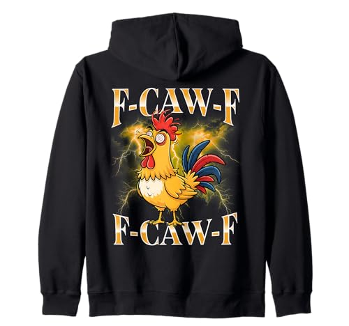 F-caw-f Black Chicken Lustige Cartoon Bootleg Erwachsene Kapuzenjacke F-caw-f Black Chicken Lustige Cartoon Bootleg Erwachsene Kapuzenjacke von Fcawf Lustiger Sarkastischer Humor Für Erwachsene