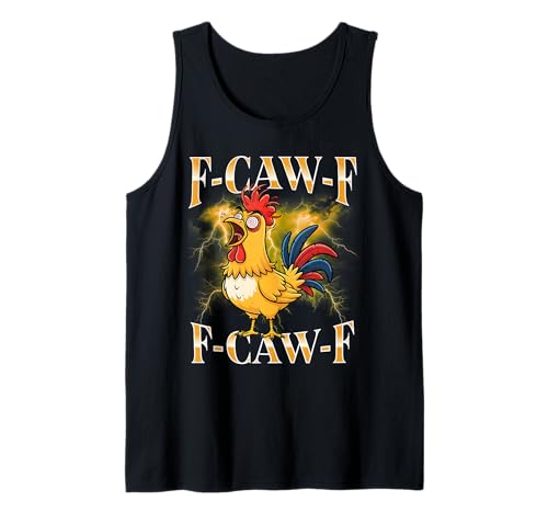 F-caw-f Black Chicken Lustige Cartoon Bootleg Erwachsene Tank Top F-caw-f Black Chicken Lustige Cartoon Bootleg Erwachsene Tank Top von Fcawf Lustiger Sarkastischer Humor Für Erwachsene