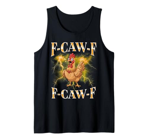 F-caw-f Black Chicken Lustige Cartoon Bootleg Erwachsene Tank Top F-caw-f Black Chicken Lustige Cartoon Bootleg Erwachsene Tank Top von Fcawf Lustiger Sarkastischer Humor Für Erwachsene