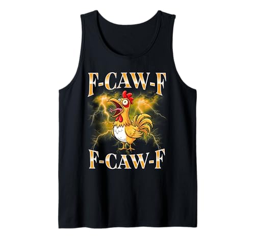 F-caw-f Black Chicken Lustige Cartoon Bootleg Erwachsene Tank Top F-caw-f Black Chicken Lustige Cartoon Bootleg Erwachsene Tank Top von Fcawf Lustiger Sarkastischer Humor Für Erwachsene