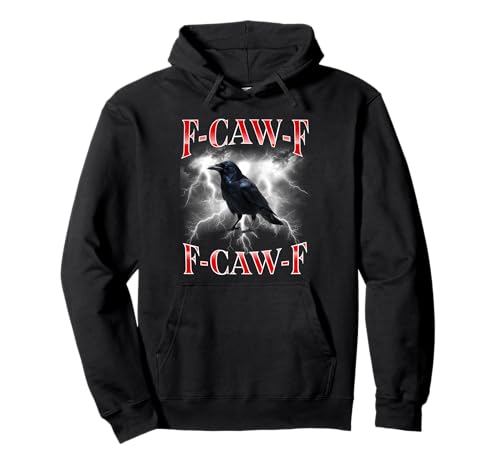 F-caw-f Schwarze Krähe Schwarzer Vogel Rabe Gothic Bootleg Pullover Hoodie F-caw-f Schwarze Krähe Schwarzer Vogel Rabe Gothic Bootleg Pullover Hoodie von Fcawf Lustiger Sarkastischer Humor Für Erwachsene