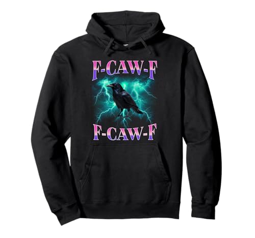 F-caw-f Schwarze Krähe Schwarzer Vogel Rabe Gothic Bootleg Pullover Hoodie F-caw-f Schwarze Krähe Schwarzer Vogel Rabe Gothic Bootleg Pullover Hoodie von Fcawf Lustiger Sarkastischer Humor Für Erwachsene