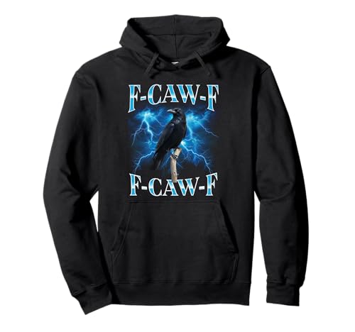 F-caw-f Schwarze Krähe Schwarzer Vogel Rabe Gothic Bootleg Pullover Hoodie F-caw-f Schwarze Krähe Schwarzer Vogel Rabe Gothic Bootleg Pullover Hoodie von Fcawf Lustiger Sarkastischer Humor Für Erwachsene