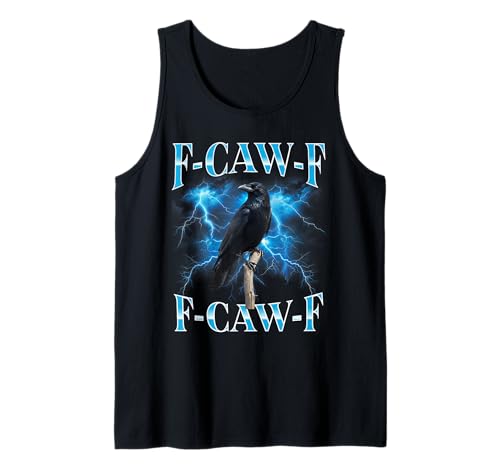 F-caw-f Schwarze Krähe Schwarzer Vogel Rabe Gothic Bootleg Tank Top F-caw-f Schwarze Krähe Schwarzer Vogel Rabe Gothic Bootleg Tank Top von Fcawf Lustiger Sarkastischer Humor Für Erwachsene