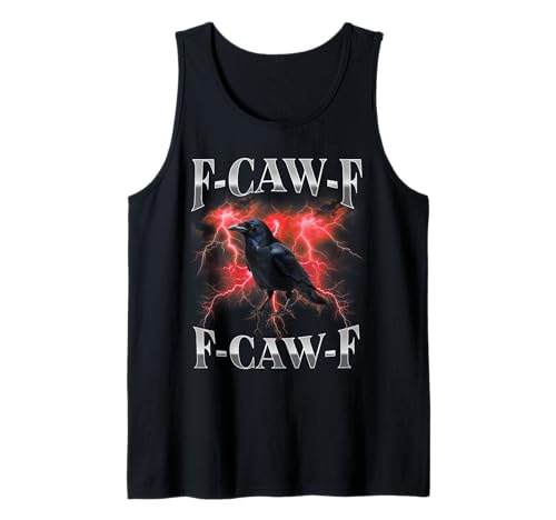 F-caw-f Schwarze Krähe Schwarzer Vogel Rabe Gothic Bootleg Tank Top F-caw-f Schwarze Krähe Schwarzer Vogel Rabe Gothic Bootleg Tank Top von Fcawf Lustiger Sarkastischer Humor Für Erwachsene