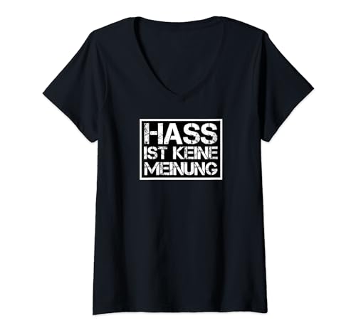 Damen Fck Nazis Raus Gegen Rechts Anti Rassismus T-Shirt mit V-Ausschnitt Damen Fck Nazis Raus Gegen Rechts Anti Rassismus T-Shirt mit V-Ausschnitt von Fck Nazis Raus Gegen Rechts Anti Rassismus