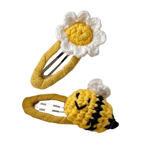2pieces Honigbees Thema Haarclip Japanische Haarnadel Barrettes Anime Entenbill Clip Weibliche Mädchen Haare Formendekoration von Fcnjsao