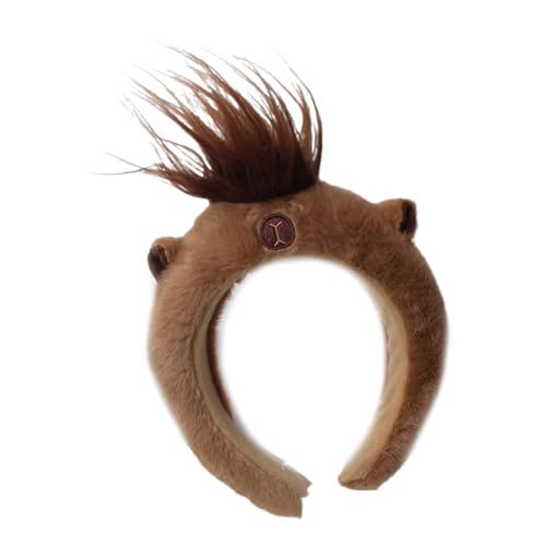 Adorkable Capybara Kopfstücke Proms Geburtstagshaarbänder Lustige Kopfbedeckung Cartoon Capybara Festliche Haare Kopfbedeckung von Fcnjsao