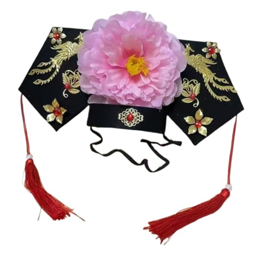 Anspruchsvolle Queenly Haarschmuck, einzigartige ethnische Kopfbedeckung, Quasten, Kopfbedeckung, Abendkleid, Haar-Accessoire von Fcnjsao