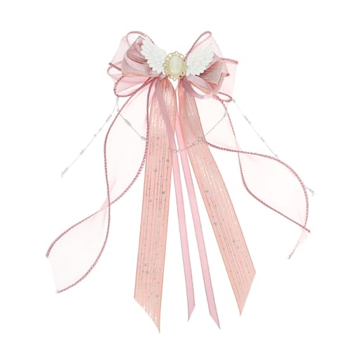 Band Fliege Haarspange Für Mädchen Spitze Haarspangen Haarbögen Weiblicher Pferdeschwanz Haarschmuck Alles Passend Band Fliege Haarspange Für Mädchen Spitze Haarspangen Haarbögen Weiblicher Pferdeschwanz Haarschmuck Alles Passend von Fcnjsao