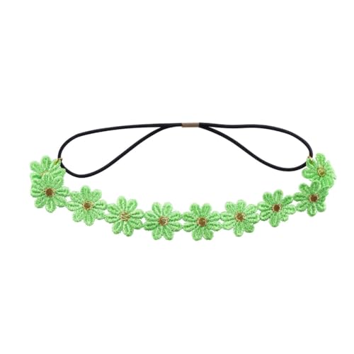 Blumen Kopfbedeckung Abschlussball Geburtstag Haarbänder Gänseblümchen Lässige Kopfbedeckung Elegante Blumen Haar Kopfbedeckung Kopfbedeckung von Fcnjsao