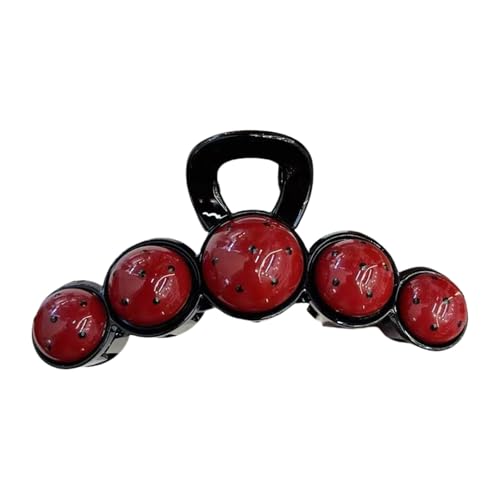 Einzigartige Ladyvögel Geformt Große Haarklauen Clip Haarkiefer Clip Ladybirds Haare Fang Barrettes Haare Schmuck Haar Ornamente von Fcnjsao
