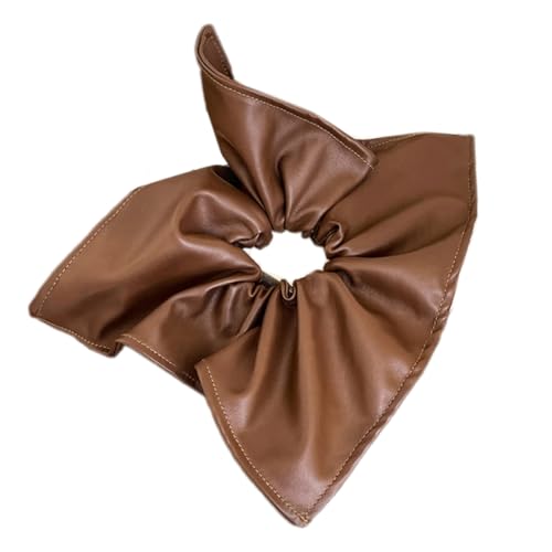 Elegante Haargummis Aus PU Leder Für Formelle Anlässe Party Accessoires Haarseil 2000er Jahre Mädchen Quadratisches Haargummi von Fcnjsao