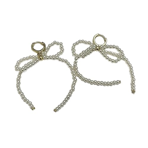 Elegante Perlen Bowknot Dangle Ohrringe Mode Imitation Perlen Ohrstifte Stilvoller Ohrhänger Für Frauen Mädchen Schmuck von Fcnjsao