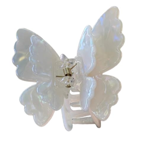 Elegante Schmetterlingshaarclip Weibliche Bunte Kiefer Clip Girl Daily Wear Hair Claw Elegante Hochzeitshaarstylingzubehör von Fcnjsao