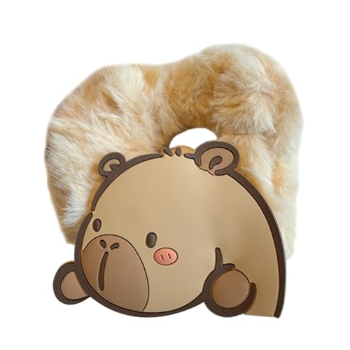 Entzückender Capybaras Pferdeschwanzhalter Pelziger Kopfschmuck Abschlussbälle Geburtstagsspaß Kopfbedeckung Capybaras Haargummis Haar Kopfbedeckung Entzückender Capybaras Pferdeschwanzhalter Pelziger Kopfschmuck Abschlussbälle Geburtstagsspaß Kopfbedeckung Capybaras Haargummis Haar Kopfbedeckung von Fcnjsao